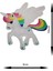 Ütü ile Yapışan Arma - Patch - Yama Unicorn Modeli 1