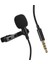 JH-043 Cep Telefonu Için 3.5 mm Jack Girişli Youtuber Yaka Mikrofonu 1