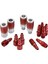Manufacturing Renk Connex Tip D 14 Adet. 1/4 Inç Kırmızı Kavrama ve Fiş-Set, A73458D 1