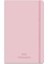 Color 13X21 96 Yaprak Kareli Ciltli Premier Defter - Pembe 1