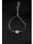 Pandora's Zirkon Taşlı Kalp Charm Model Gümüş Renk Ayarlanabilir Kadın Bileklik 5