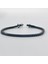 Onix Taşlı Siyah Rodajlı Su Yolu Gümüş Bileklik - 3mm Livora Jewelry 1