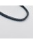 Onix Taşlı Siyah Rodajlı Su Yolu Gümüş Bileklik - 3mm Livora Jewelry 2