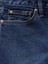 Kadın Koyu Mavi Low Rise Bootcut Jean Pantolon 2