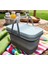 Portatif Sehpalı Katlanabilir Piknik Sepeti 46,5 x 28,5 x 9,5 ( 23,5) 4