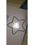 Almila 3D Beyaz LED Işıklı 35 x 35 Yıldız Gece Lambası - Duvar Tipi Dekoratif Aydınlatma 3