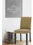 Vizon Çubuk Desen Jakarlı Esnek Yıkanabilir Lastikli 1 Adet 45 x 45 x 60 Boyutunda Sandalye Kılıfı 1