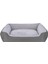 Bravo Duo Köpek Yatağı Gri/gri Peluş Xl 105X80CM Gnzrz 1