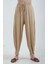 Koyu Bej Paça Pileli Modal Pantolon 2