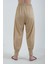 Koyu Bej Paça Pileli Modal Pantolon 4