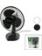 KN-7609 23CM Masa Üstü Vantilatör Metal Kafes 2 Kademe Hız 3 Plastik Kanat 18W 1