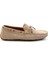 Bej Leather Erkek Loafer Ayakkabı E01502202402 1
