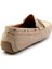 Bej Leather Erkek Loafer Ayakkabı E01502202402 3