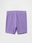 Kız Bebek Mor Desenli Bisiklet Şortu 2