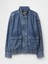 Kadın Mavi Ultrasoft Denim Bomber Ceket 3