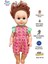 Göbeğine Basınca Konuşan Cam Gözlü Oyuncak Et Cansu Bebek Büyük Boy 40 Cm. 6