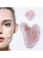 Aa Kalite Doğal Taş Heart Gua Sha Bakım ve Masaj Taşı 5