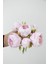 Yapay Çiçek 6lı Ipek Peony Şakayık Gül Demeti 25 cm Lila 5