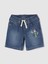 Erkek Bebek Mavi Disney Loose Pull-On Denim Şort 1