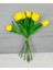 8'li Yapay Islak Lale Buketi Sarı 1