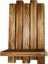 Ahşap Duvar Saksılık Kitaplık Duvar Çiçeklik Dekoratif Duvar Raf Ahşap Kokulu (33 cm x 19 cm ) 2
