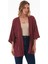 Çizgili Bürümcük Kumaş Kimono 1