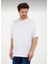 Erkek Oversize Pamuklu Bisiklet Yaka Kısa Kollu T-Shirt 2