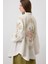 Keten Dokulu Nakışlı Kimono 2