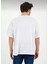 Erkek Oversize Pamuklu Bisiklet Yaka Kısa Kollu T-Shirt 4