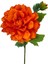 Yapay Çiçek Krizantem Orange Turuncu Tek Dal Tomurcuklu 65*17 cm Kumaş Çiçek Uzun Dal 3