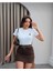 Teedy Bear Nakışlı Crop T-Shirt 3