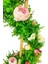 Yapay Ağaç Pembe Marsilya Şakayıklı Spiral Şimşir Ağacı 160 cm Bambu Saplı Salon Bitkisi 4