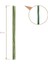 Çiçek Teli No:18 (1.5mm) - 9 Adet 60 cm - Yeşil 3