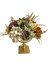 Yapay Çiçek ve Latex Aranjmanı Kare Ayaklı Yuvarlak Metal Gold Vazolu Masa Üstü Çiçeği Arajman 6040 2