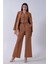 Camel Ceket-Yelek Pantolonlu 3'lü Takım Elbise 0106324.09 2