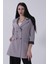 Gri Astarlı Düğme Kapamalı Blazer Ceket 0105123.06 5