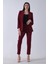 Bordo Klasik Yaka Ceketli Takım 0106309.04 2