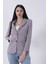 Gri Vatkalı Astarlı Blazer Ceket 0105110.06 2
