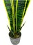 Yapay Çiçek Saksılı Yeşil Kılıç Çiçeği 68 cm Salon Çiçeği Gri Seramik Saksılı Yapay Bitki 4