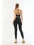 Fırsat Byr Si̇yah Mi 3921 Soft Seamless Ripli Tayt Yoga Takımı Yeni 2
