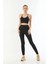 Fırsat Byr Si̇yah Mi 3921 Soft Seamless Ripli Tayt Yoga Takımı Yeni 3