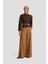 Pileli Tencel Pantolon Etek 25Y2801 Taba 2