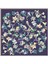 Çiçek Desenli Saf İpek Twill Eşarp 9347 54 4