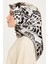 Obje Desenli Sura Saf İpek Eşarp 9256D 09 3