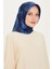 Geometrik Desenli Twill Saf İpek Eşarp 9218D 83 85 1
