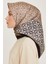 Klasik Desenli Sura Saf İpek Eşarp 9248D 80 32 3