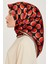 Geometrik Desenli Twill Saf İpek Eşarp 9219D 09 3