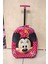 Çekçekli Ve Tekerlekli Pembe Mickey Mouse Figürlü Anaokulu Çantası 4