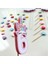 Unicorn Temalı Kız Çocuk Doğum Günü Isme Özel 3D Pasta Parti Süsü Seti Cake Topper 3