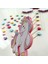 Unicorn Temalı Kız Çocuk Doğum Günü Isme Özel 3D Pasta Parti Süsü Seti Cake Topper 4
